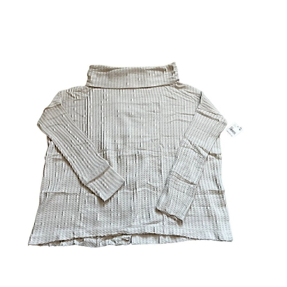 FREE PEOPLE JUICY LONG SLEEVE, STONE COLD, 100% COTTON, SIZE XSMALL - Picture 4 of 8
